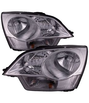 Headlight Set For 12-14 Chevrolet Captiva Sport, 08-10 Saturn Vue; CAPA Certified