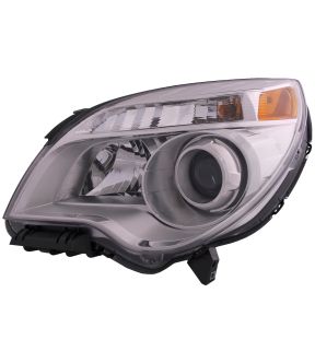 Left Driver Side Headlight For 10-15 Chevrolet Equinox; CAPA Certified