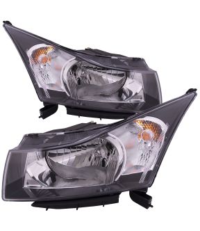 Headlight Set For 11-12 Chevrolet Cruze; CAPA Certified