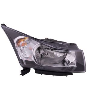 Right Passenger Side Headlight For 11-12 Chevrolet Cruze; CAPA Certified