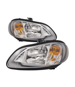 Headlight Set For 04-12 Freightliner Business Class M2, 02-06 Freightliner M2 100, 02-18 Freightliner M2 106, 03-18 Freightliner M2 112