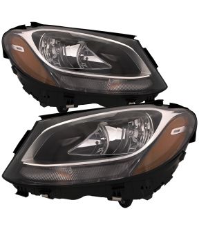 Headlight Set For 2015-2021 Mercedes-Benz; CAPA Certified