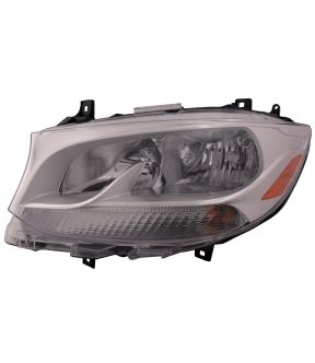 Left Driver Side Headlight For 19-23 Mercedes-Benz Sprinter 1500, 19-25 Mercedes-Benz Sprinter 2500, 19-25 Mercedes-Benz Sprinter 3500; CAPA Certified