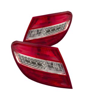Tail Light Set For 08-11 Mercedes-Benz C300, 08-11 Mercedes-Benz C350, 08-11 Mercedes-Benz C63 AMG