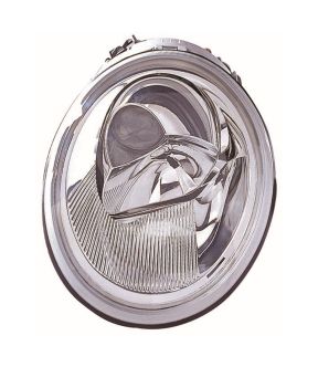 Left Driver Side Headlight For 98-05 Volkswagen Beetle; CAPA Certified