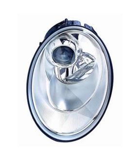 Left Driver Side Headlight For 06-10 Volkswagen Beetle; CAPA Certified