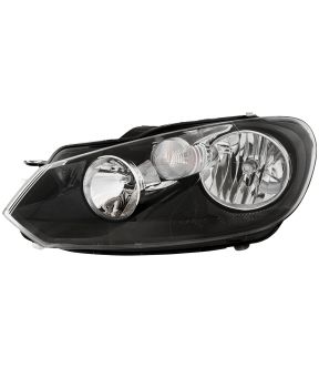 Left Driver Side Headlight For 10-14 Volkswagen Golf, 10-14 Volkswagen GTI; CAPA Certified