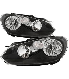 Headlight Set For 10-14 Volkswagen Golf, 10-14 Volkswagen GTI; CAPA Certified