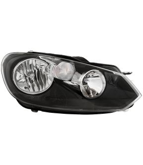 Right Passenger Side Headlight For 10-14 Volkswagen Golf, 10-14 Volkswagen GTI; CAPA Certified