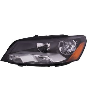 Left Driver Side Headlight For 11-15 Volkswagen Passat; CAPA Certified