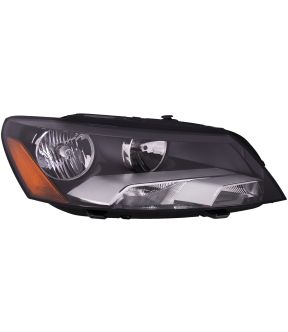 Right Passenger Side Headlight For 11-15 Volkswagen Passat; CAPA Certified