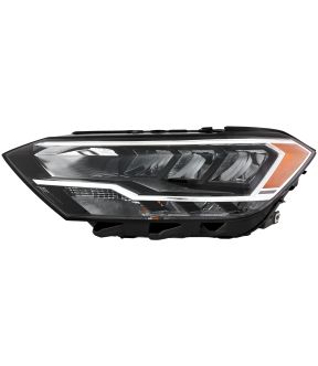 Left Driver Side Headlight For 19-24 Volkswagen Jetta; CAPA Certified
