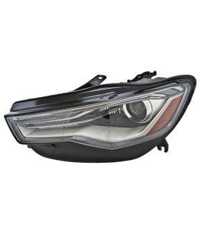 Left Driver Side Headlight For 16-18 Audi A6, 16-18 Audi S6; CAPA Certified