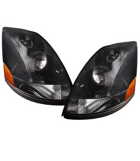 Headlight Set For 04 Volvo VN, 04-15 Volvo VNL