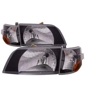 Headlight Set For 96-03 Volvo VNL