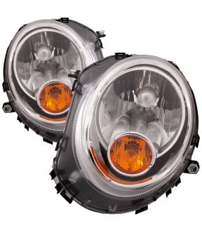 Headlight Set For 07-13 Mini Cooper