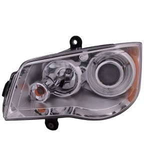 Left Driver Side Headlight For 08-16 Chrysler Town & Country; CAPA Certified