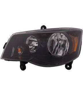 Left Driver Side Headlight For 14-16 Chrysler Town & Country, 11-20 Dodge Grand Caravan; CAPA Certified