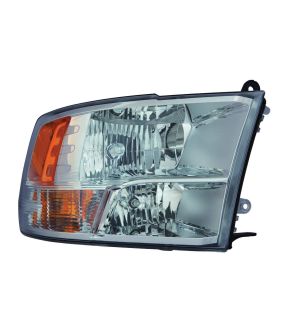 Right Passenger Side Headlight For 13-18 Ram 1500, 19-24 Ram 1500 Classic, 13-18 Ram 2500, 13-18 Ram 3500; CAPA Certified