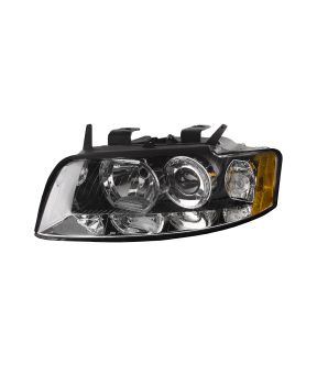 Left Driver Side Headlight For 03-05 Audi A4, 03-05 Audi A4 Quattro, 04-05 Audi S4