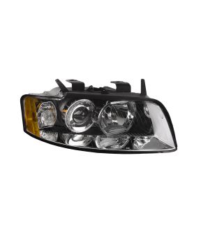 Right Passenger Side Headlight For 03-05 Audi A4, 03-05 Audi A4 Quattro, 04-05 Audi S4