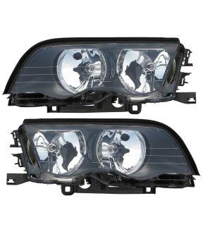 Headlight Set For 99-00 BMW 323i, 01 BMW 325i, 99-00 BMW 328i, 01 BMW 330i