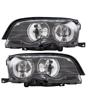 Headlight Set For 02-03 BMW 325Ci, 02-03 BMW 330Ci, 02-06 BMW M3