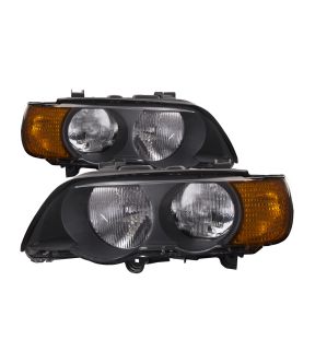 Headlight Set For 00-03 BMW X5