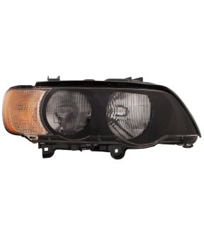 Right Passenger Side Headlight For 00-03 BMW X5