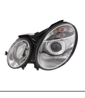Left Driver Side Headlight For 06 Mercedes-Benz E-350, 03-06 Mercedes-Benz E320, 03-06 Mercedes-Benz E500, 03-06 Mercedes-Benz E55 AMG