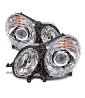 Headlight Set For 07-09 Mercedes-Benz E-350, 07 Mercedes-Benz E280, 08-09 Mercedes-Benz E300, 07-09 Mercedes-Benz E320