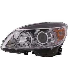 Left Driver Side Headlight For 08-11 Mercedes-Benz C300, 08-11 Mercedes-Benz C350, 08-11 Mercedes-Benz C63 AMG