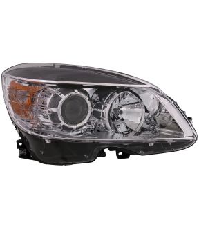 Right Passenger Side Headlight For 08-11 Mercedes-Benz C300, 08-11 Mercedes-Benz C350, 08-11 Mercedes-Benz C63 AMG