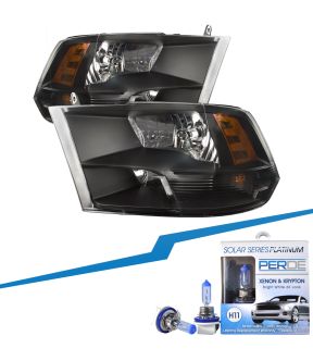 Headlight Set For 2009-2017 Dodge Ram