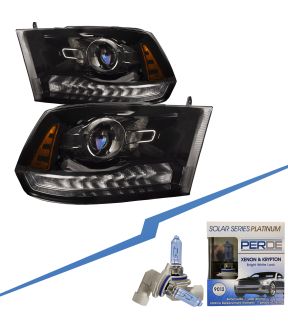 Headlight Set For 13-14 Ram 1500