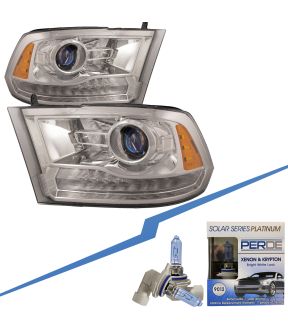 Headlight Set For 13-18 Ram 1500, 13-18 Ram 2500, 13-18 Ram 3500
