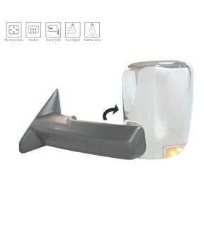 Left Driver Side Door Mirror For 15-18 Ram 2500, 15-18 Ram 3500