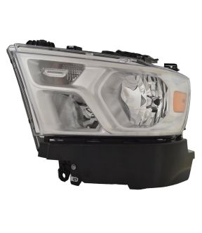 Left Driver Side Headlight For 19-24 Ram 1500