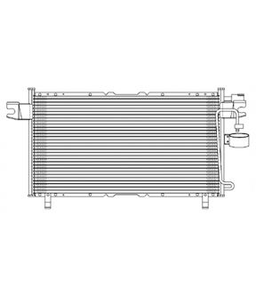 A/C Condenser For 16-19 INFINITI Q50, 17-18 INFINITI Q60