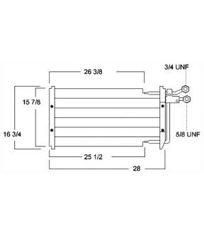 A/C Condenser For 1978-1988 Buick Chevrolet GMC Oldsmobile Pontiac