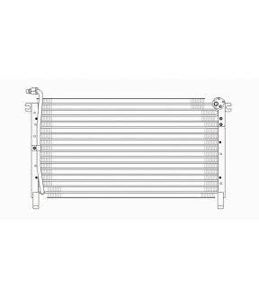 A/C Condenser For 93-94 Nissan D21, 93-95 Nissan Pathfinder, 95-97 Nissan Pickup