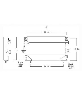 A/C Condenser For 96-97 Lexus LX450, 93-97 Toyota Land Cruiser