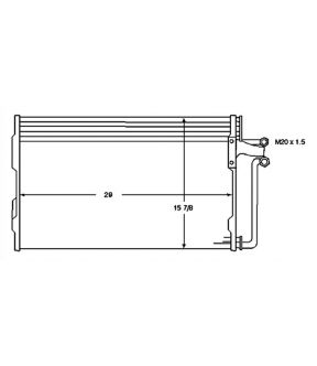 A/C Condenser For 1994-1996 Buick Cadillac Chevrolet
