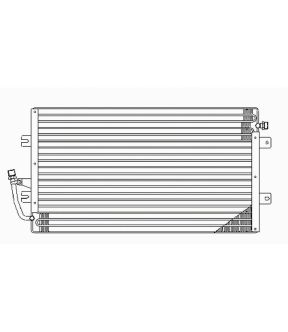 A/C Condenser For 95-05 Chevrolet Astro, 95-05 GMC Safari