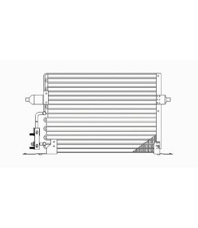 A/C Condenser For 98-00 Ford Contour, 99-02 Mercury Cougar, 98-00 Mercury Mystique
