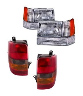 Headlight Set For 97-98 Jeep Grand Cherokee