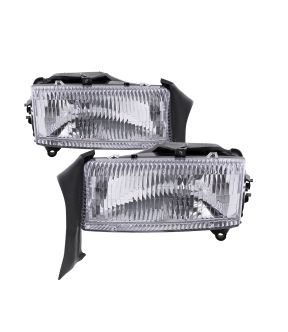 Headlight Set For 97-04 Dodge Dakota, 98-04 Dodge Durango
