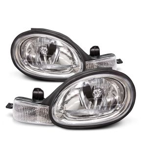 Headlight Set For 00-02 Dodge Neon, 00-01 Plymouth Neon