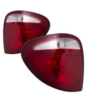 Tail Light Set For 01-03 Chrysler Town & Country, 01-03 Chrysler Voyager, 01-03 Dodge Caravan