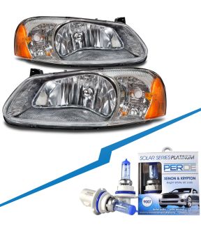Headlight Set For 01-03 Chrysler Sebring, 01-02 Dodge Stratus